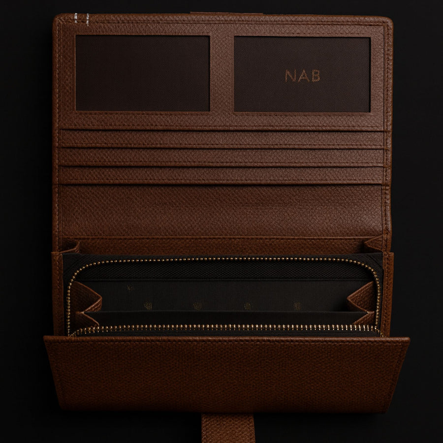 NAB Leather Madison Wallet-Wallet-NAB LEATHER-Evolution Equestrian Co.
