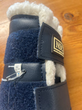 Load image into Gallery viewer, NSC Dressage Boots Navy Medium-Horse Boots-Consignment-Evolution Equestrian Co.
