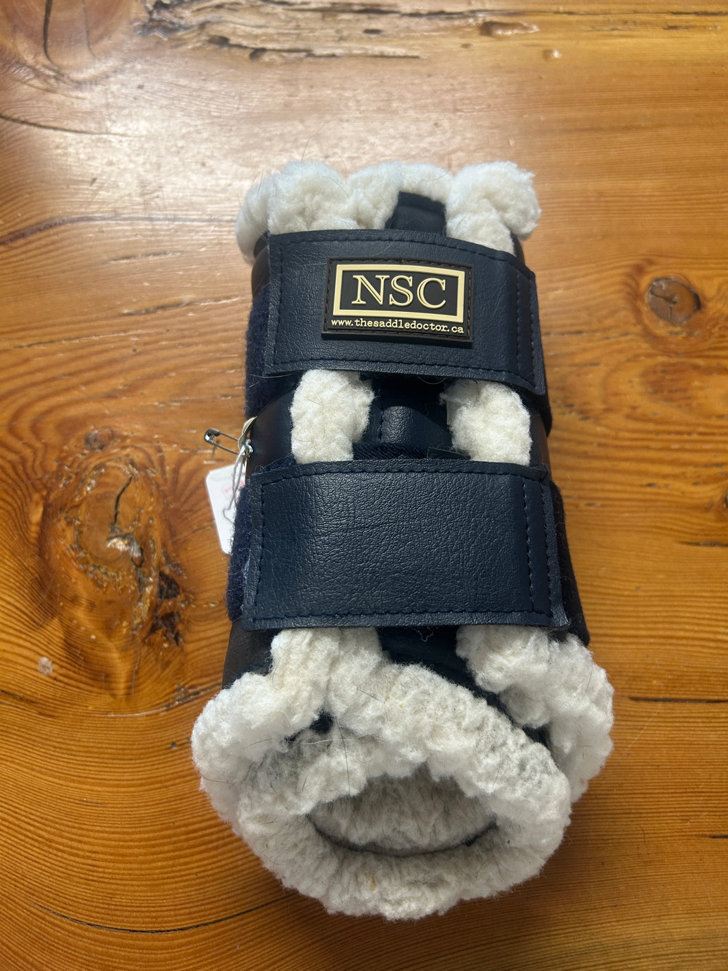 NSC Dressage Boots Navy Medium-Horse Boots-Consignment-Evolution Equestrian Co.