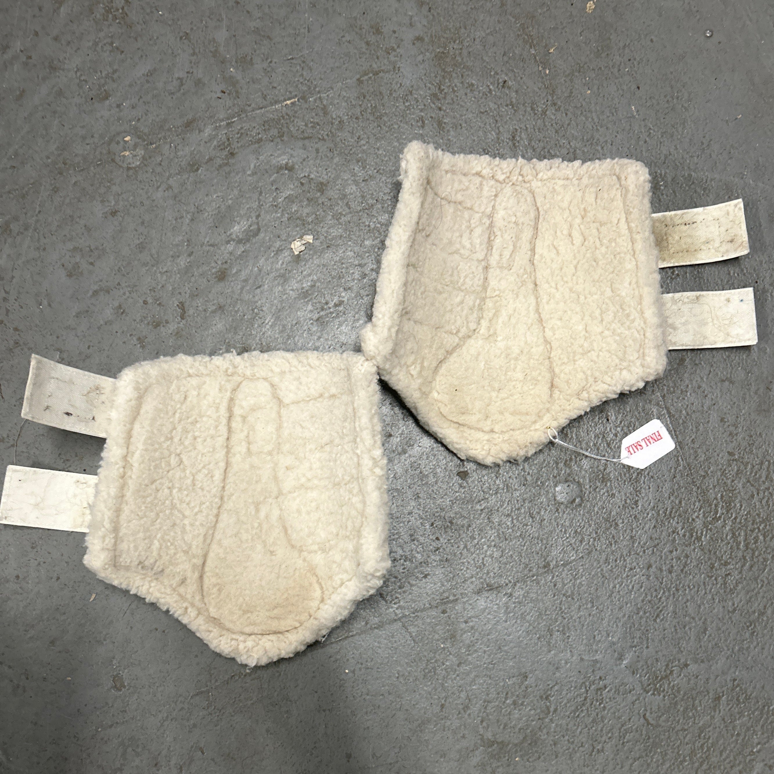 NSC Dressage Boots White Medium-Horse Boots-Consignment-Evolution Equestrian Co.