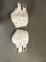 NSC Dressage Boots White Small-Horse Boots-Consignment-Evolution Equestrian Co.