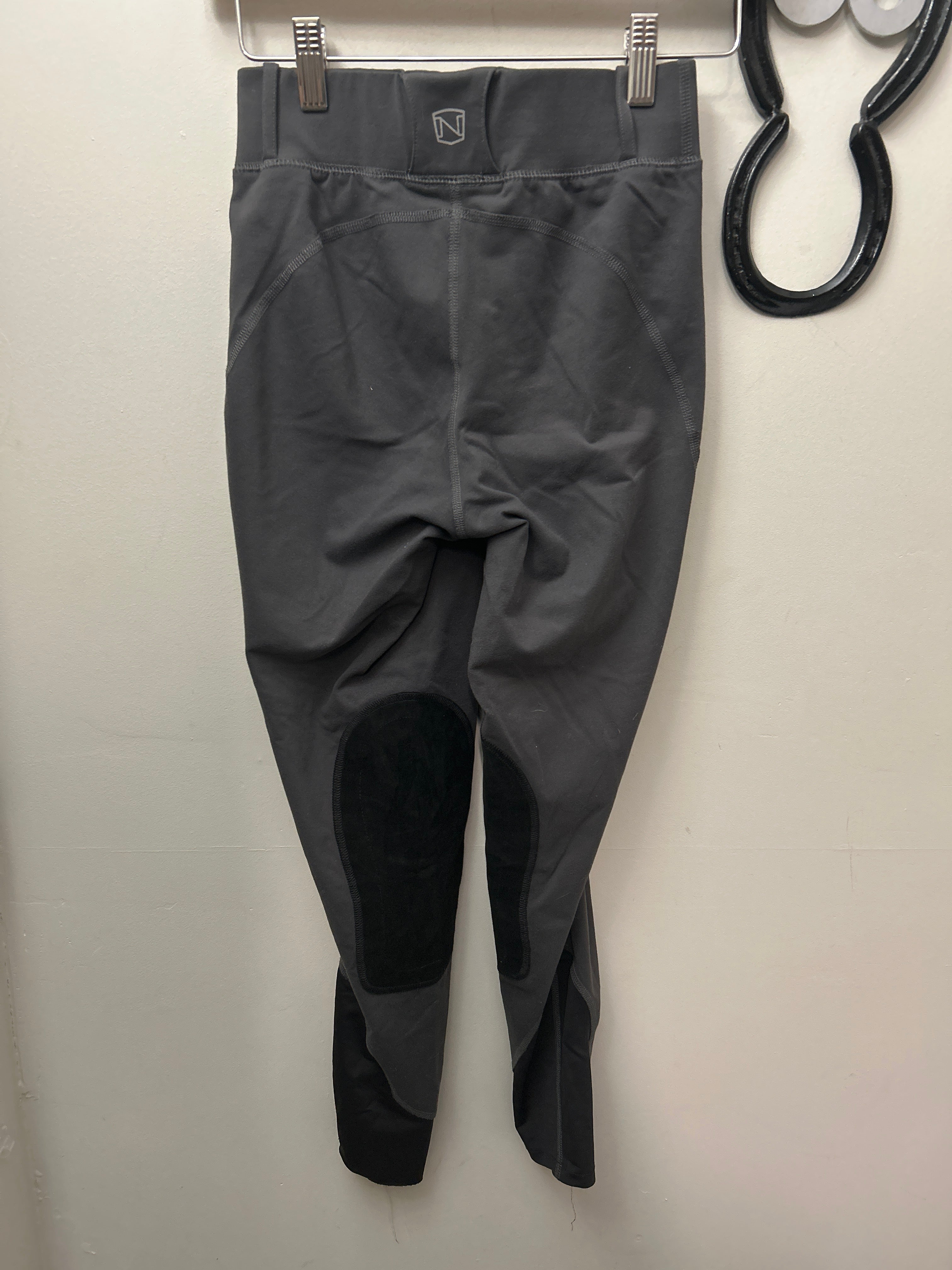 Noble Outfitters Riding Tights Grey XSmall-Breeches-Consignment-Evolution Equestrian Co.
