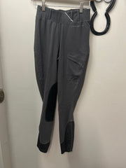 Noble Outfitters Riding Tights Grey XSmall-Breeches-Consignment-Evolution Equestrian Co.