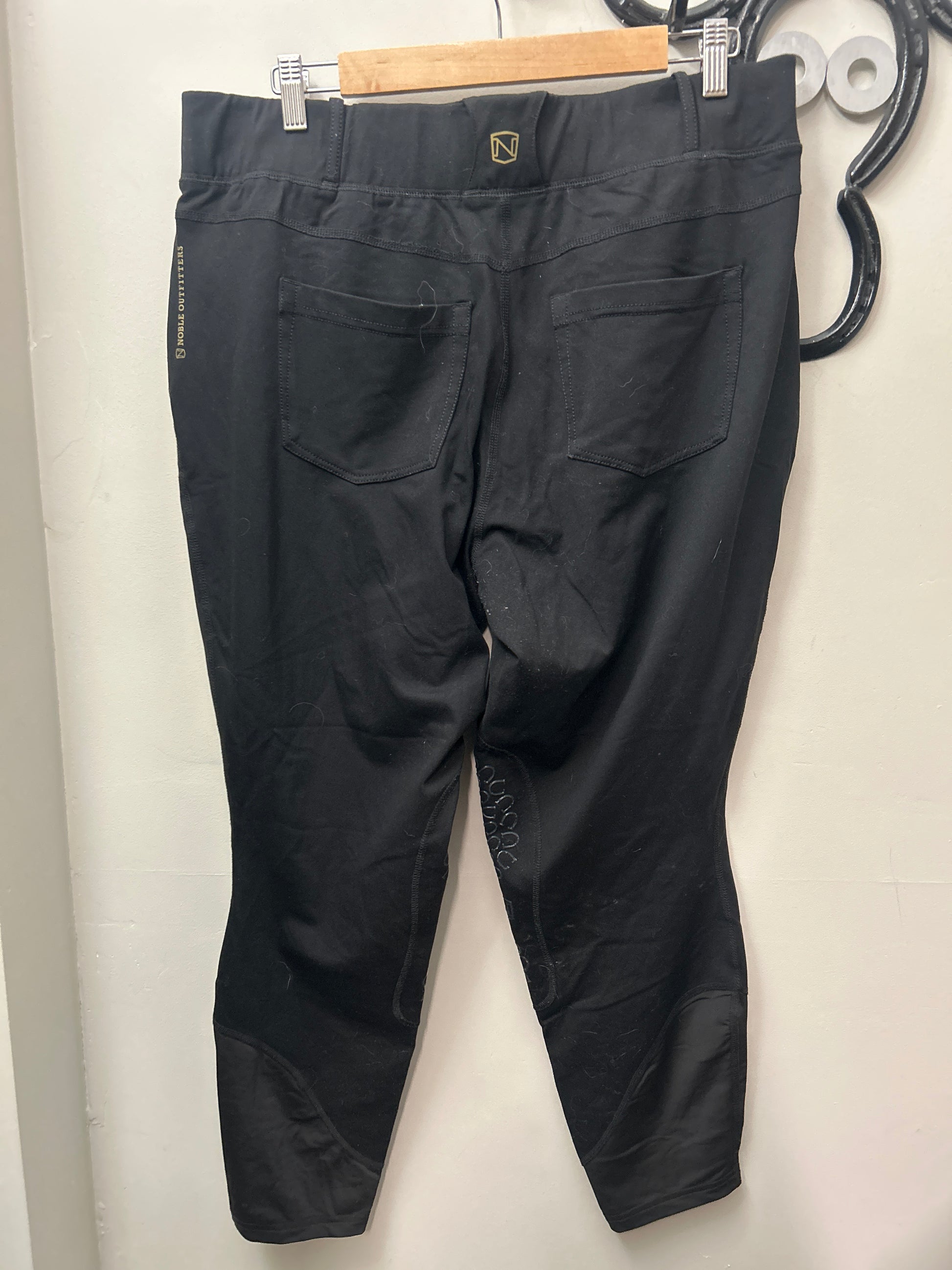 Noble Outfitters Riding Tights XXL Black-Breeches-Consignment-Evolution Equestrian Co.