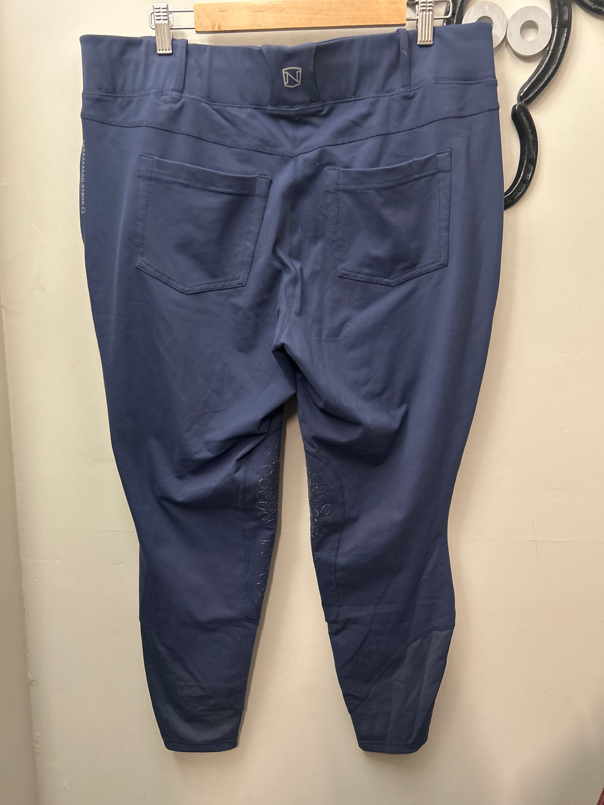 Noble Outfitters Riding Tights XXL Navy-Breeches-Consignment-Evolution Equestrian Co.