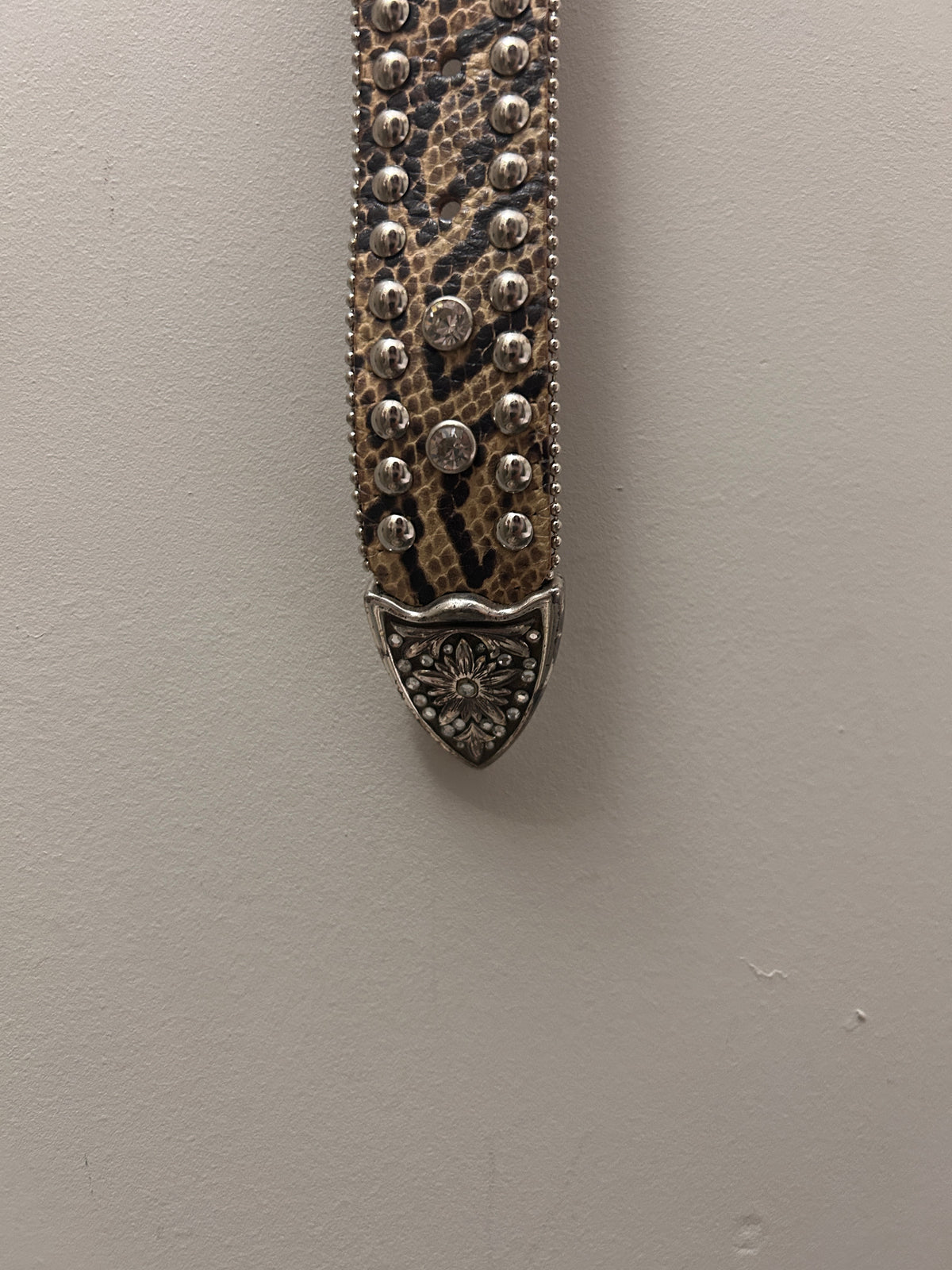 Nocona Bling Western Leather Belt Medium