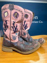 Load image into Gallery viewer, Nocona Boot Pink Cactus 6B-Shoes-Consignment-Evolution Equestrian Co.
