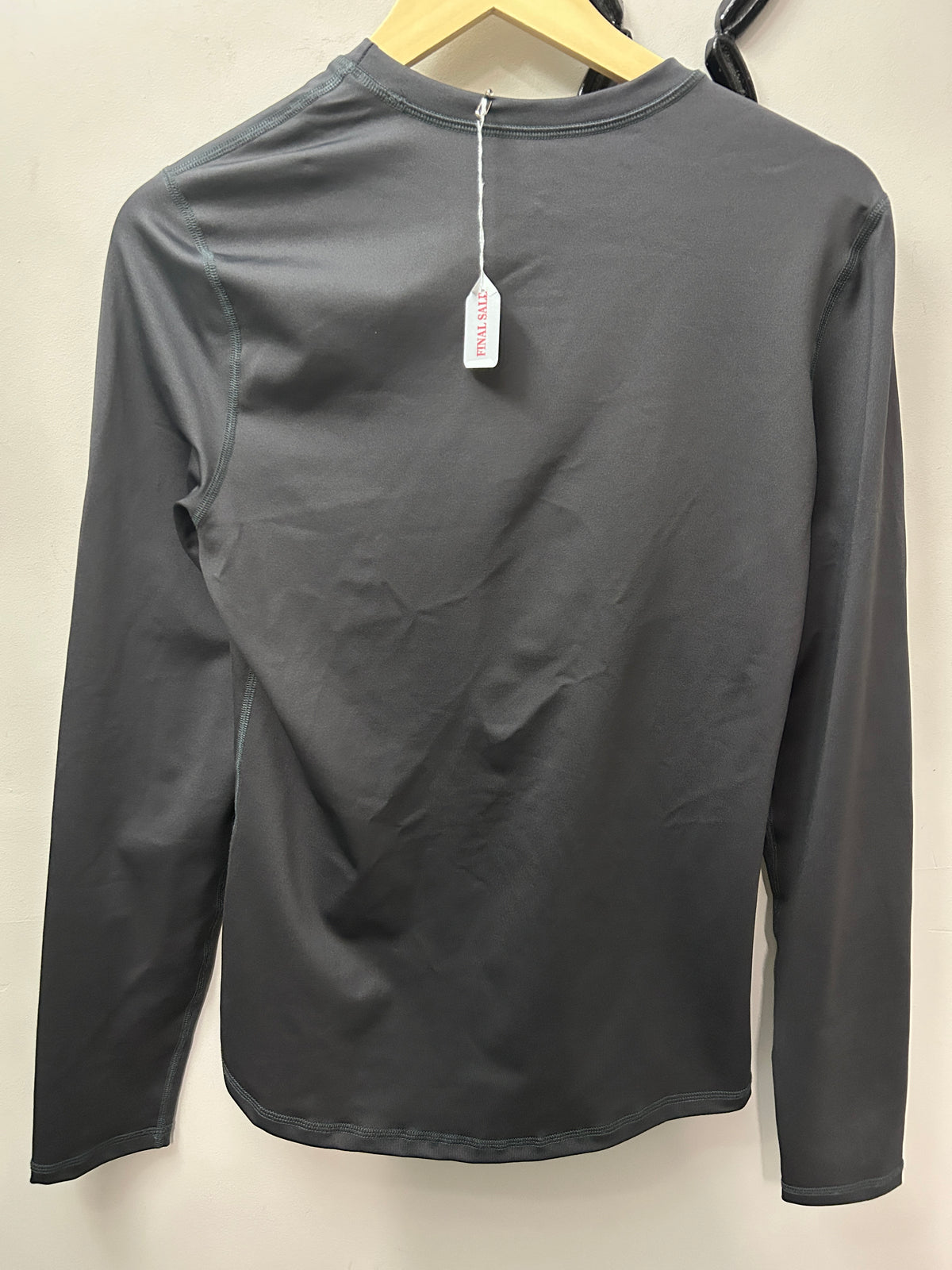 Noel Asmar Equestrian Logo Shirt Grey Large-Riding Shirts-Consignment-Evolution Equestrian Co.