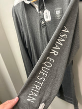 Load image into Gallery viewer, Noel Asmar Grey Shirt Large-Riding Shirts-Consignment-Evolution Equestrian Co.
