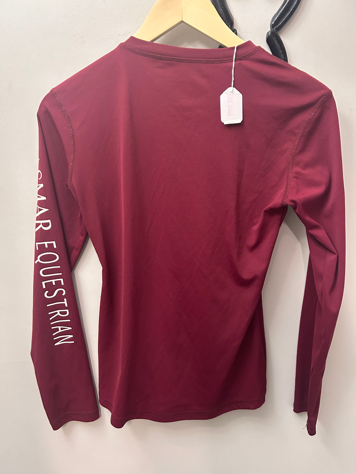 Noel Asmar Logo Shirt Burgundy Small