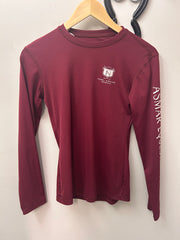 Noel Asmar Logo Shirt Burgundy Small