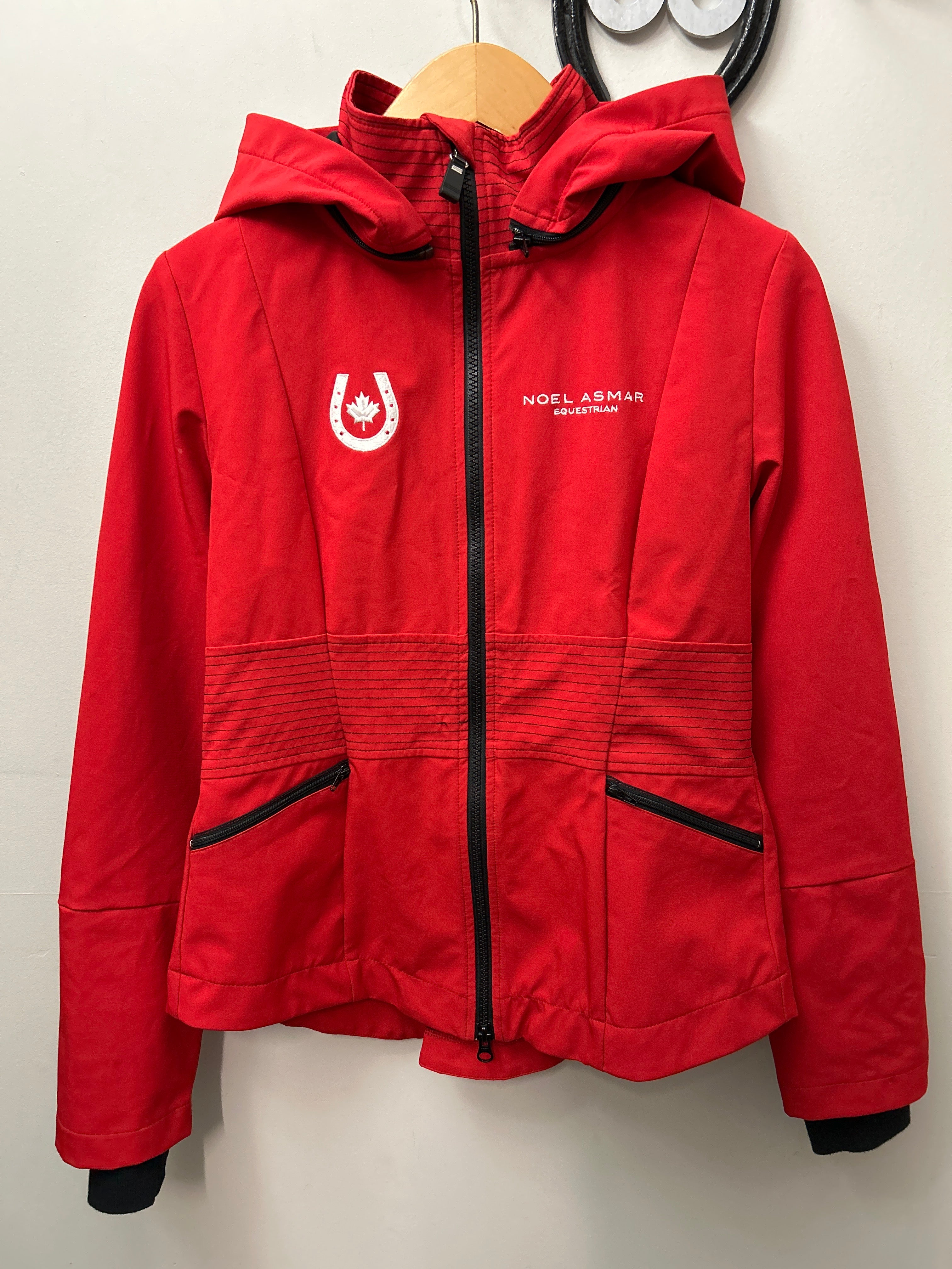 Noel Asmar Softshell Jacket Red XSmall-Jacket-Consignment-Evolution Equestrian Co.