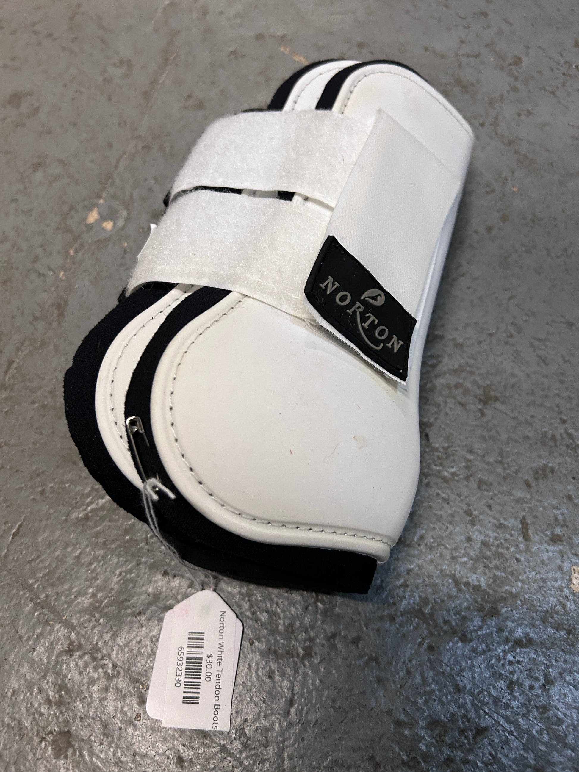 Norton White Tendon Boots-Horse Boots-Consignment-Evolution Equestrian Co.