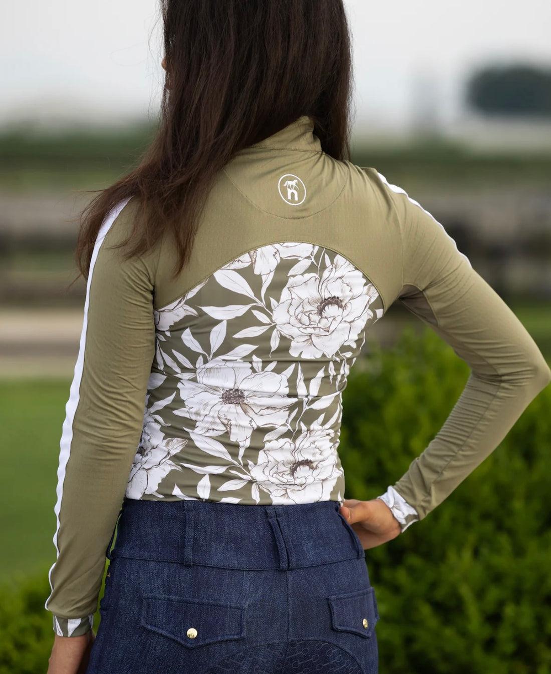Novella Equestrian Dillon Shirt Large-Riding Shirts-Consignment-Evolution Equestrian Co.