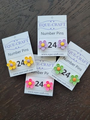 Number Pins-For the Rider-Can Pro Equestrian Supply-Flowers-Evolution Equestrian Co.