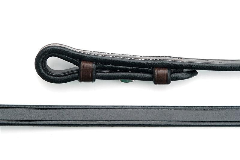 Nunn Finer Pelham Reins-English Reins-Can Pro Equestrian Supply-Black-Evolution Equestrian Co.