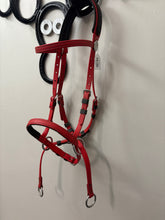 Load image into Gallery viewer, Nutural Synthetic Bitless Bridle Red Cob-Bitless Bridle-Consignment-Evolution Equestrian Co.
