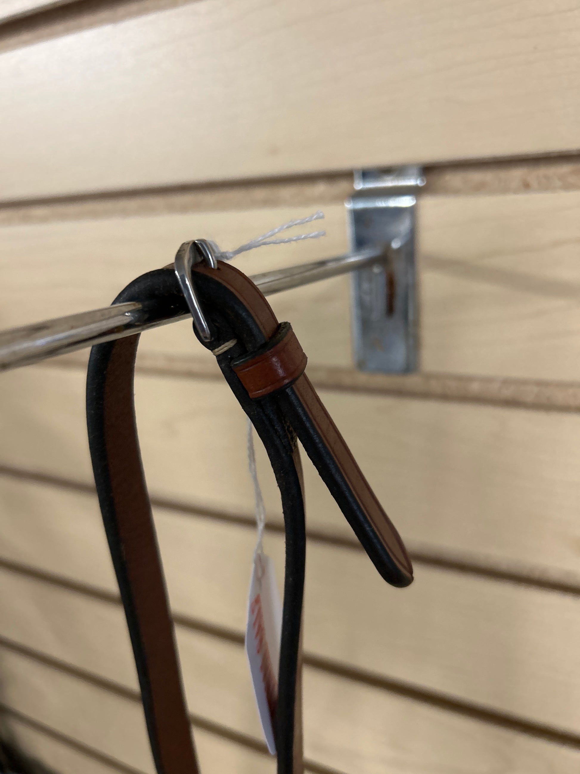 Oakbark Curb Reins-English Reins-Consignment-Evolution Equestrian Co.