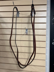 Oakbark Curb Reins-English Reins-Consignment-Evolution Equestrian Co.