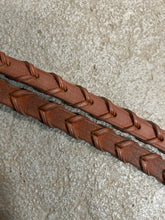 Load image into Gallery viewer, Oakbark Leather Laced Reins-English Reins-Consignment-Evolution Equestrian Co.
