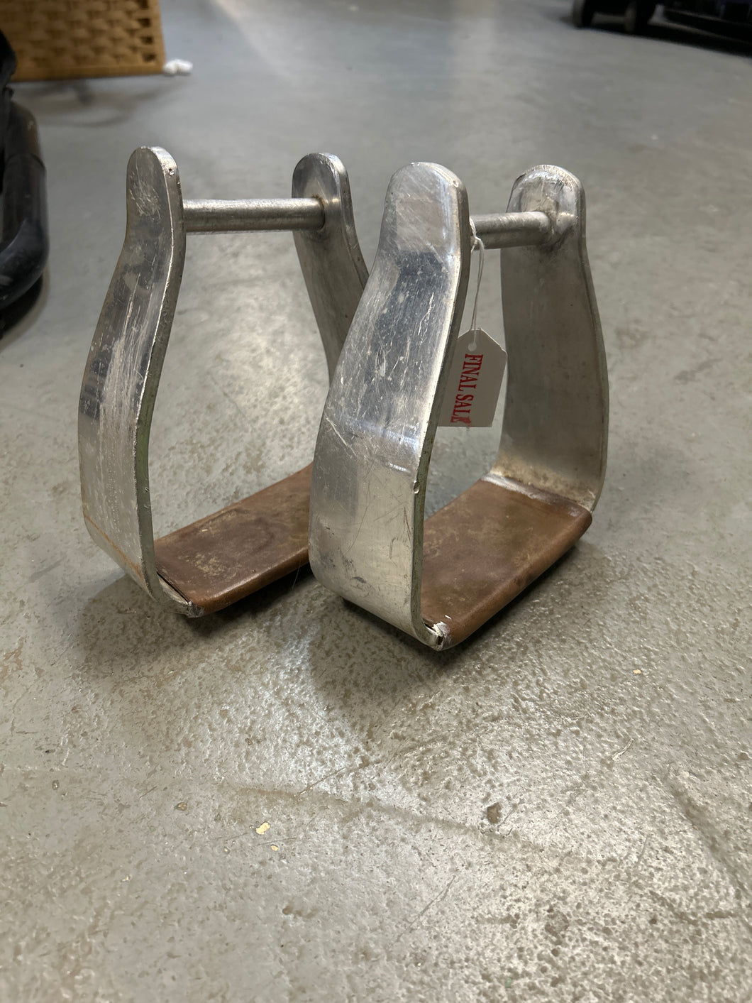 Offset Western Stirrups-Western Stirrups-Consignment-Evolution Equestrian Co.