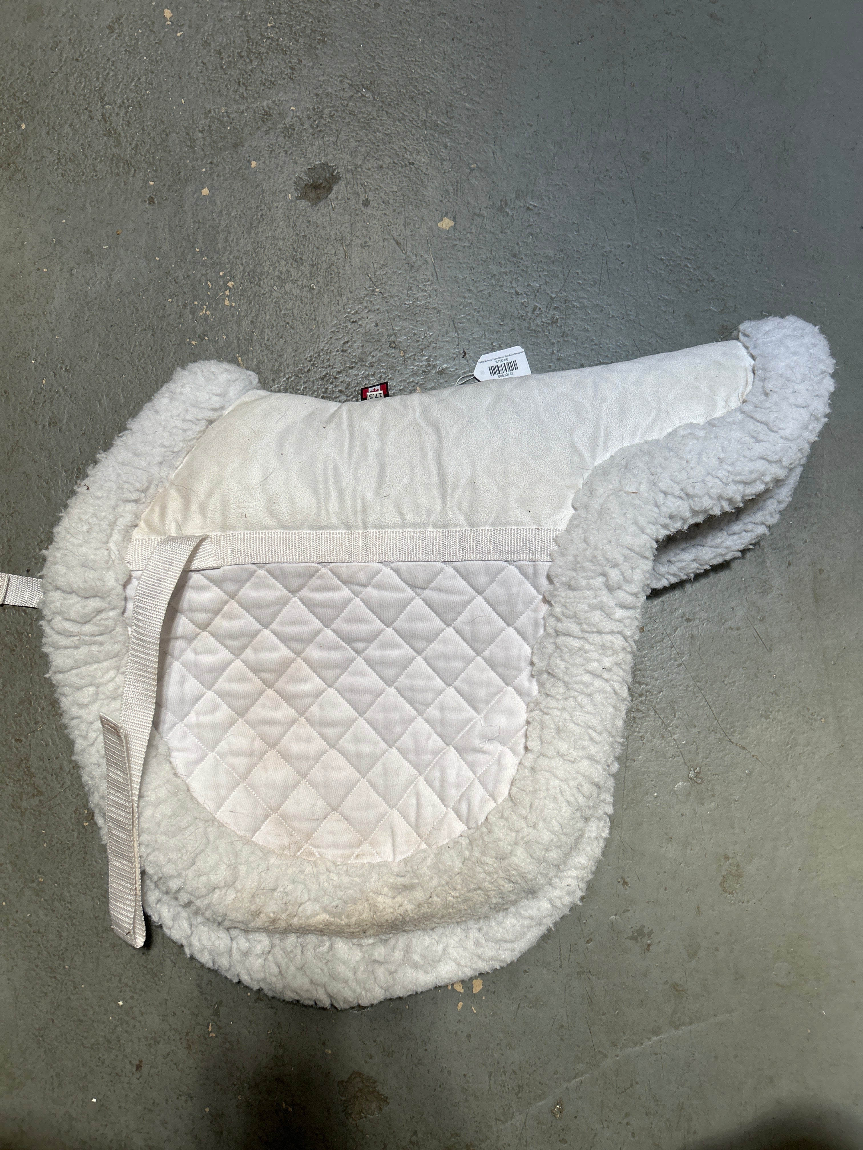 Ogilvy Memory Foam Hunter Pad Faux Sheepskin-English Saddle Pad-Consignment-Evolution Equestrian Co.
