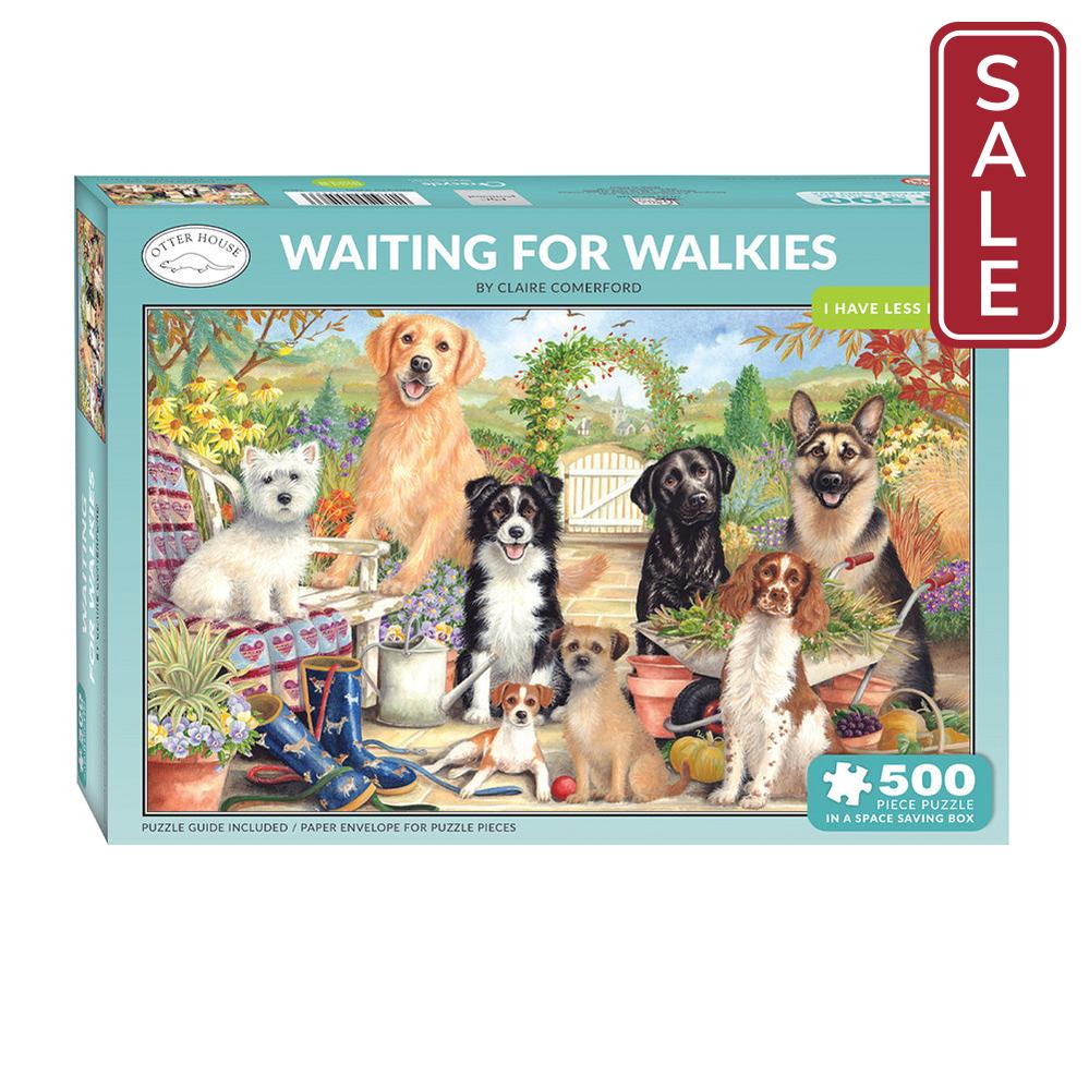 Otter House Jigsaw Puzzle - Waiting on Walkies-Gift-Can Pro Equestrian Supply-Evolution Equestrian Co.