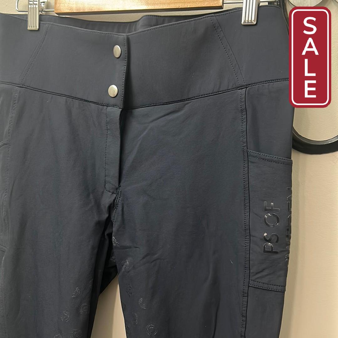 PS Of Sweden Brooklyn 2.0 Full Seat Breeches Navy 44-Riding Clothes-Consignment-Evolution Equestrian Co.