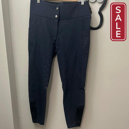 PS Of Sweden Brooklyn 2.0 Full Seat Breeches Navy 44-Riding Clothes-Consignment-Evolution Equestrian Co.