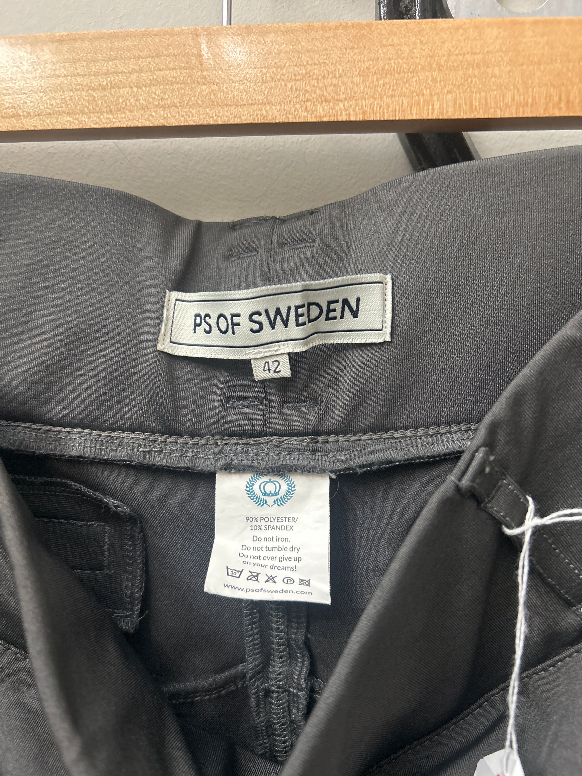 PS of Sweden Grey Riding Tights 42-Breeches-Consignment-Evolution Equestrian Co.