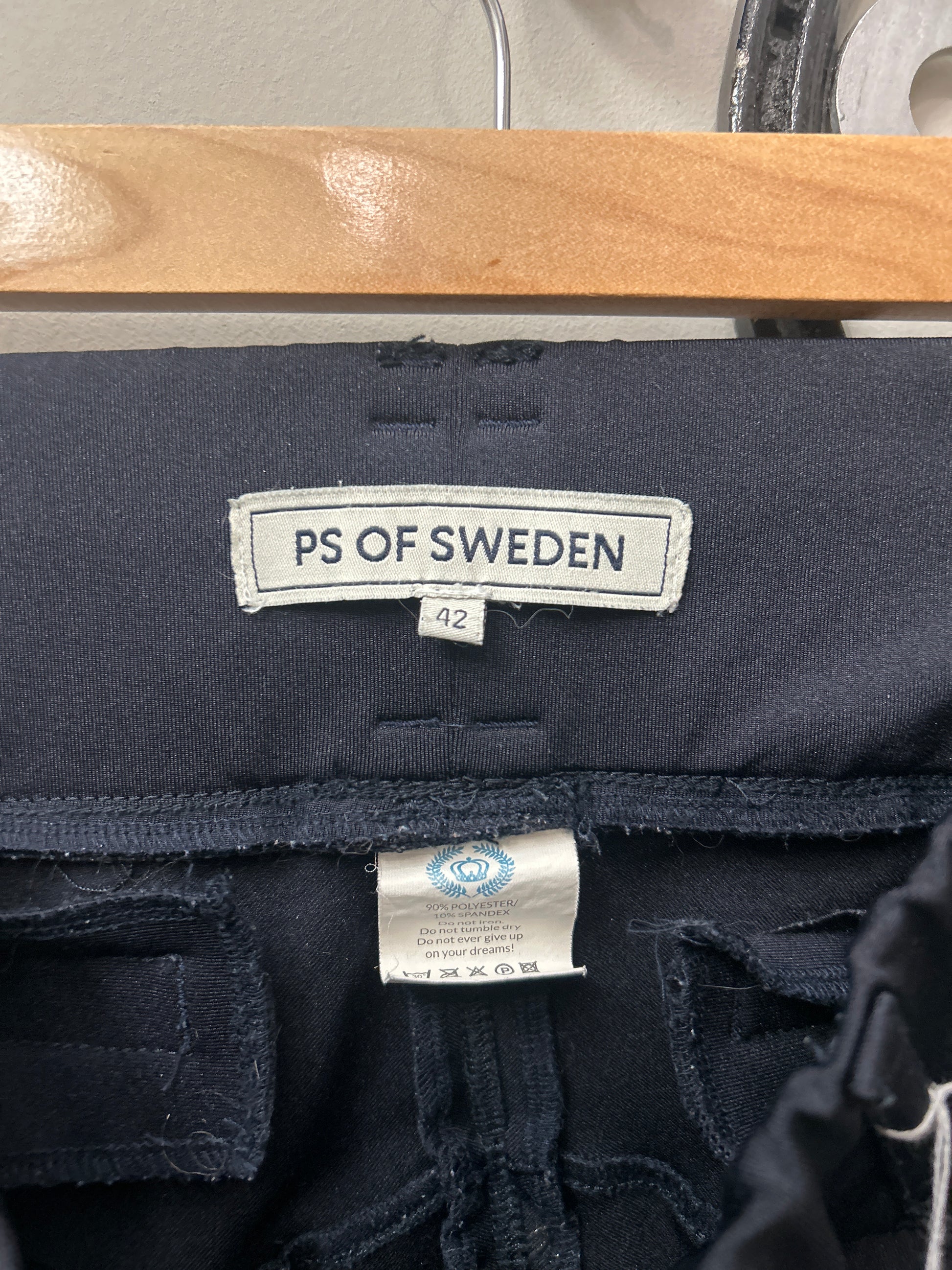 PS of Sweden Riding Tights Navy 42-Breeches-Consignment-Evolution Equestrian Co.