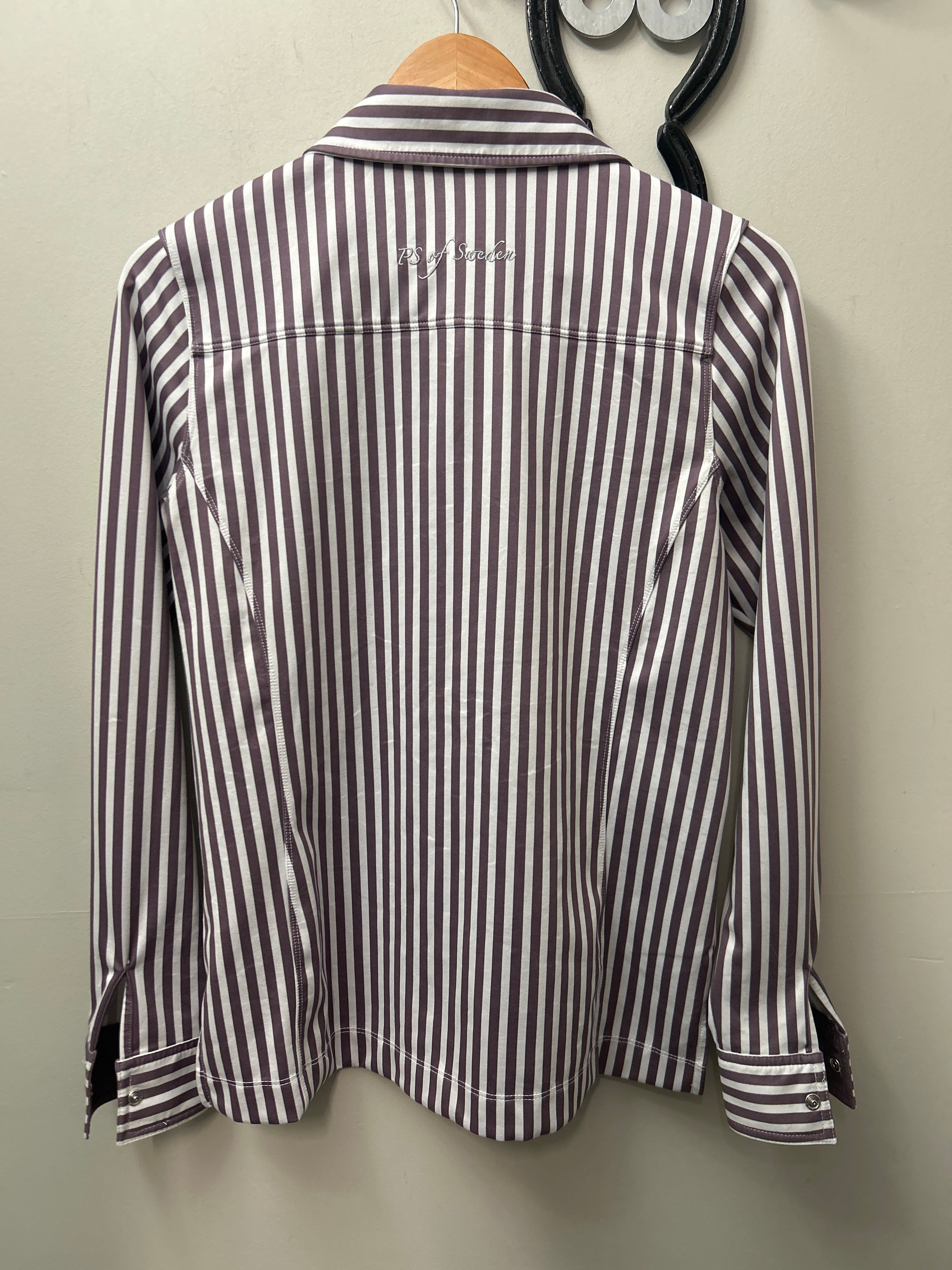 PS of Sweden Striped Button Down Shirt Medium-Riding Shirts-Consignment-Evolution Equestrian Co.