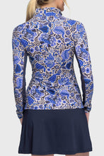 Load image into Gallery viewer, Kastel Denmark Navy Foliage Shirt
