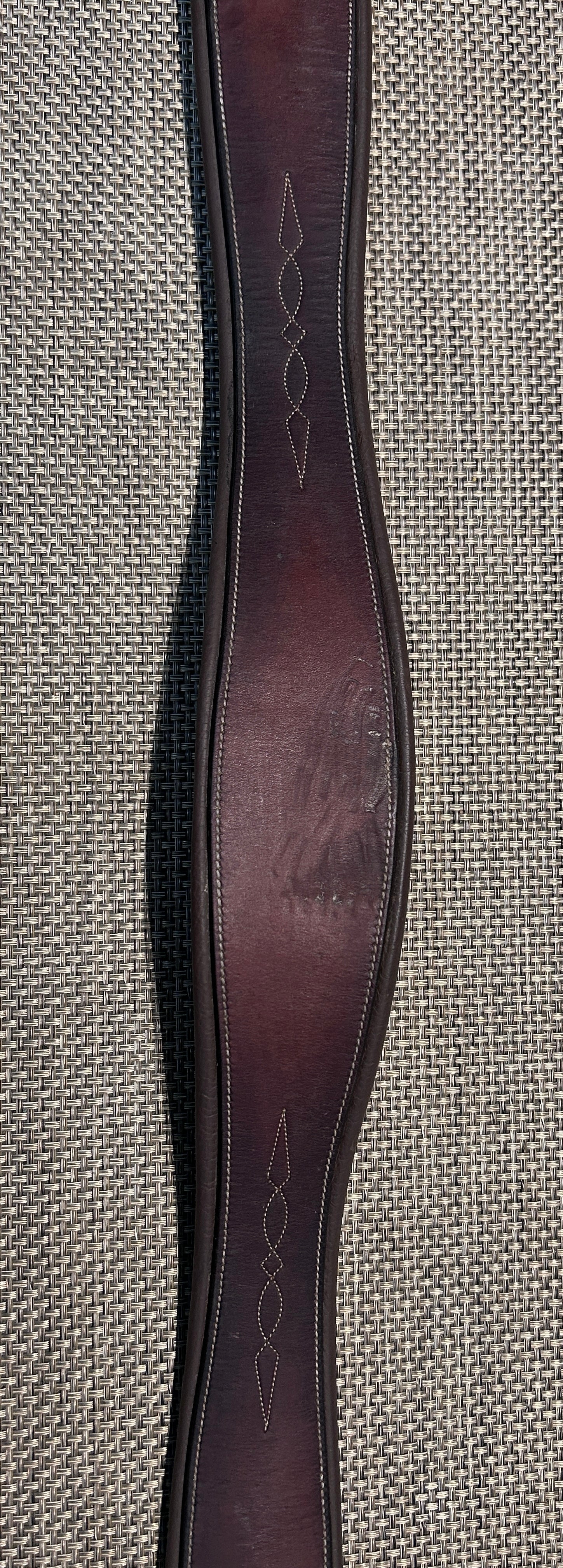 Padded English Leather Girth 50"-English Girth-Consignment-Evolution Equestrian Co.