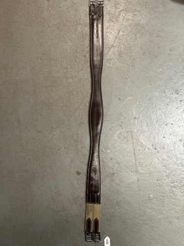 Padded Fancy Stitched Leather Girth 52
