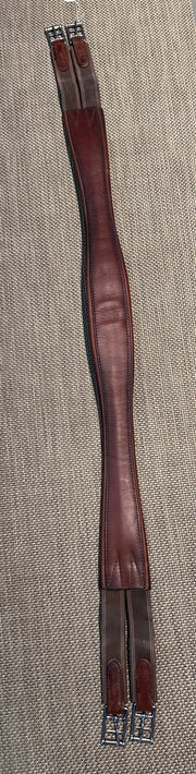 Padded Leather English Girth 52"-English Girth-Consignment-Evolution Equestrian Co.