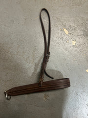 Padded Leather Tie Down Noseband-Western Tack-Consignment-Evolution Equestrian Co.