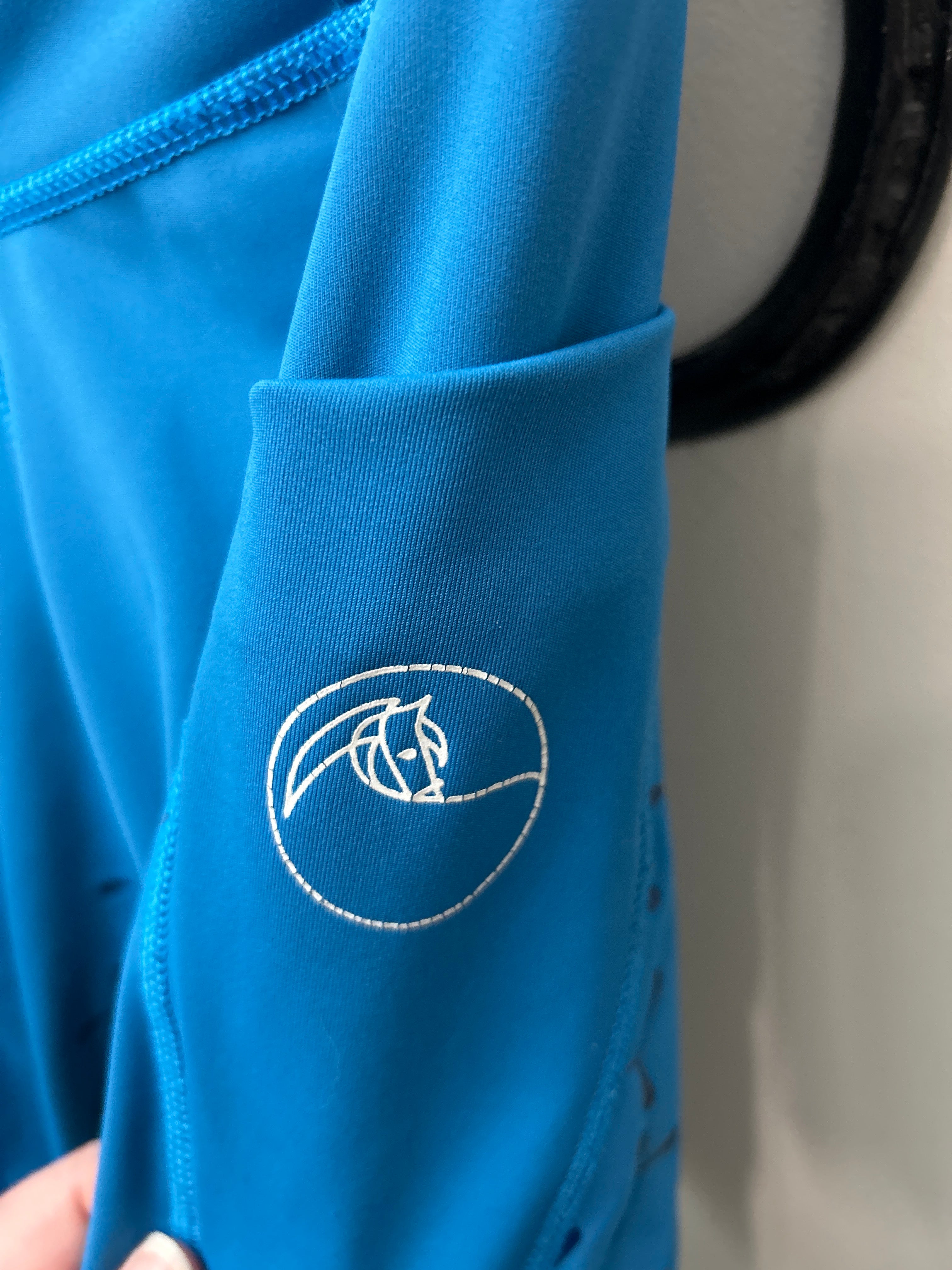 PerformaRide Blue Kids Riding Tights Small-Western Shirt-Consignment-Evolution Equestrian Co.