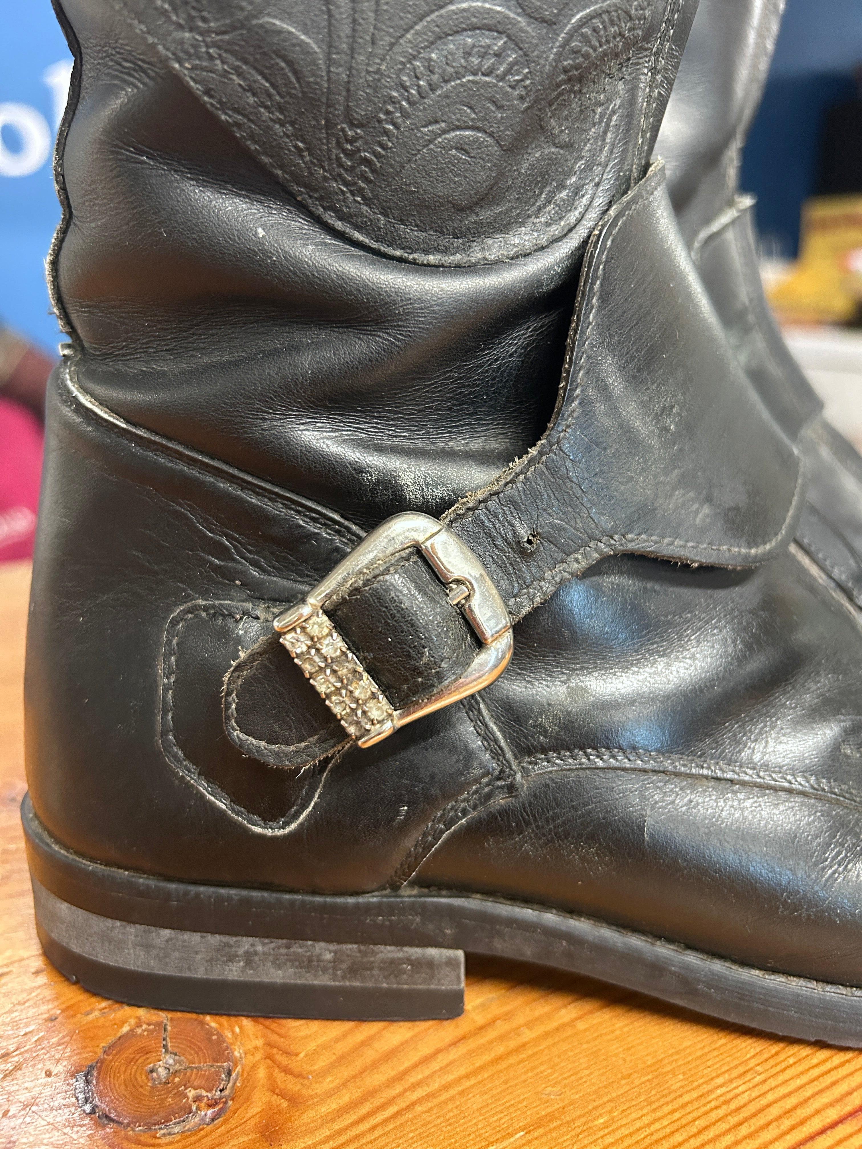 Petrie Custom Dressage Boots 7 Slim Calf-Riding Boots-Consignment-Evolution Equestrian Co.