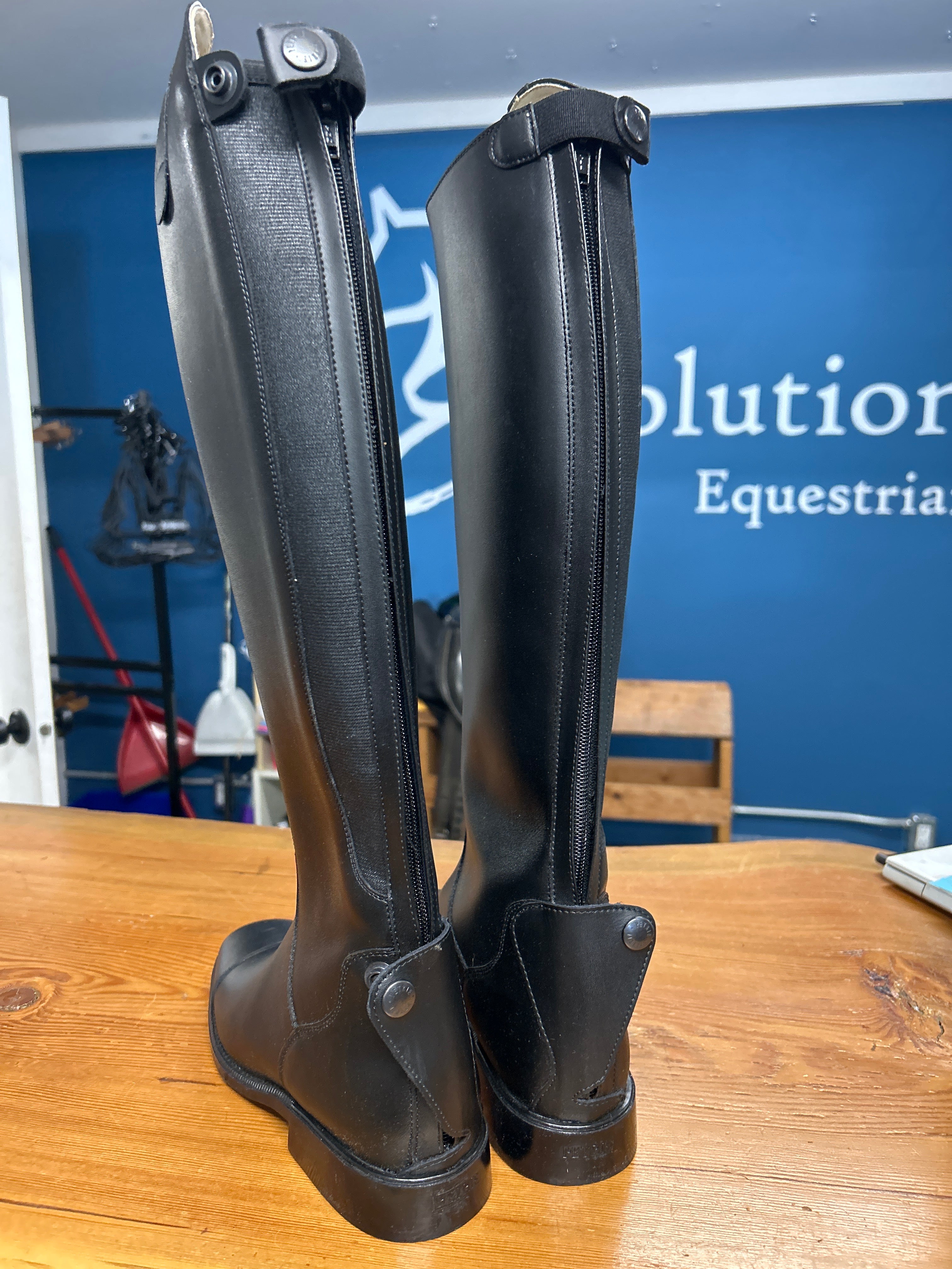 Petrie Dress Boots 6.5/7-Riding Boots-Consignment-Evolution Equestrian Co.
