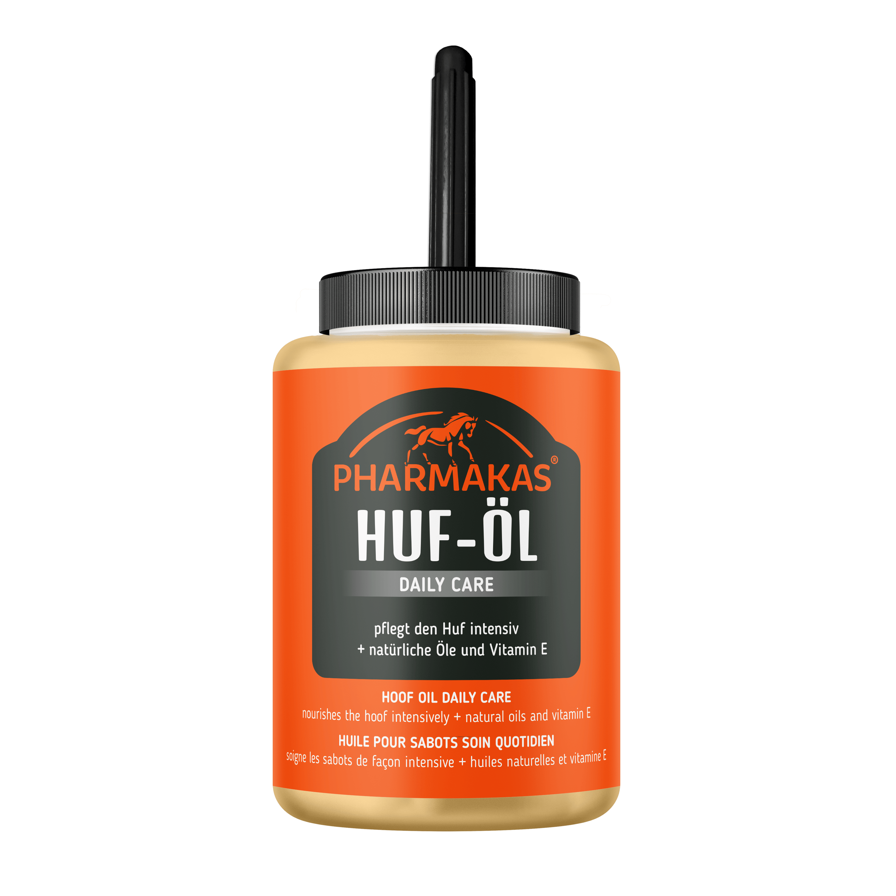 Pharmakas Hoof Oil with Brush-Horse Grooming-Can Pro Equestrian Supply-Evolution Equestrian Co.