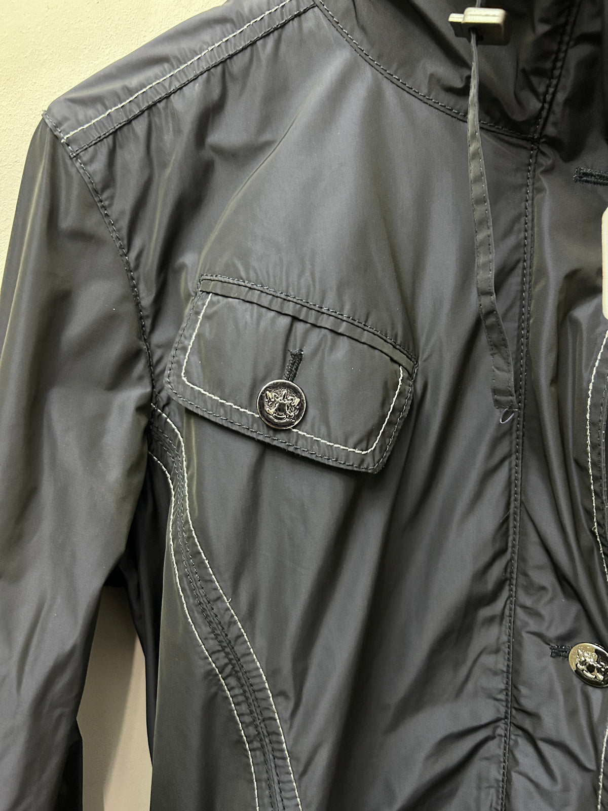 Pikeur Navy Windbreaker Jacket 10-Jacket-Consignment-Evolution Equestrian Co.