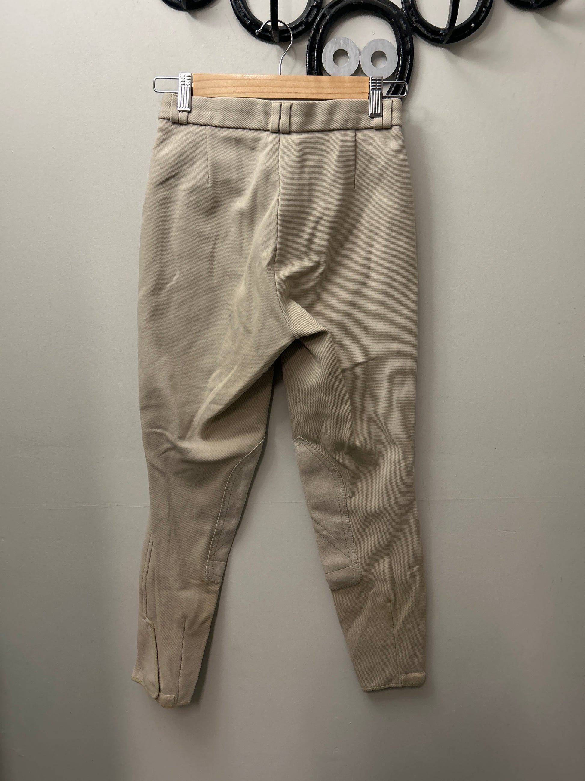 Pikeur Tan Knee Patch Breeches 28-Breeches-Consignment-Evolution Equestrian Co.
