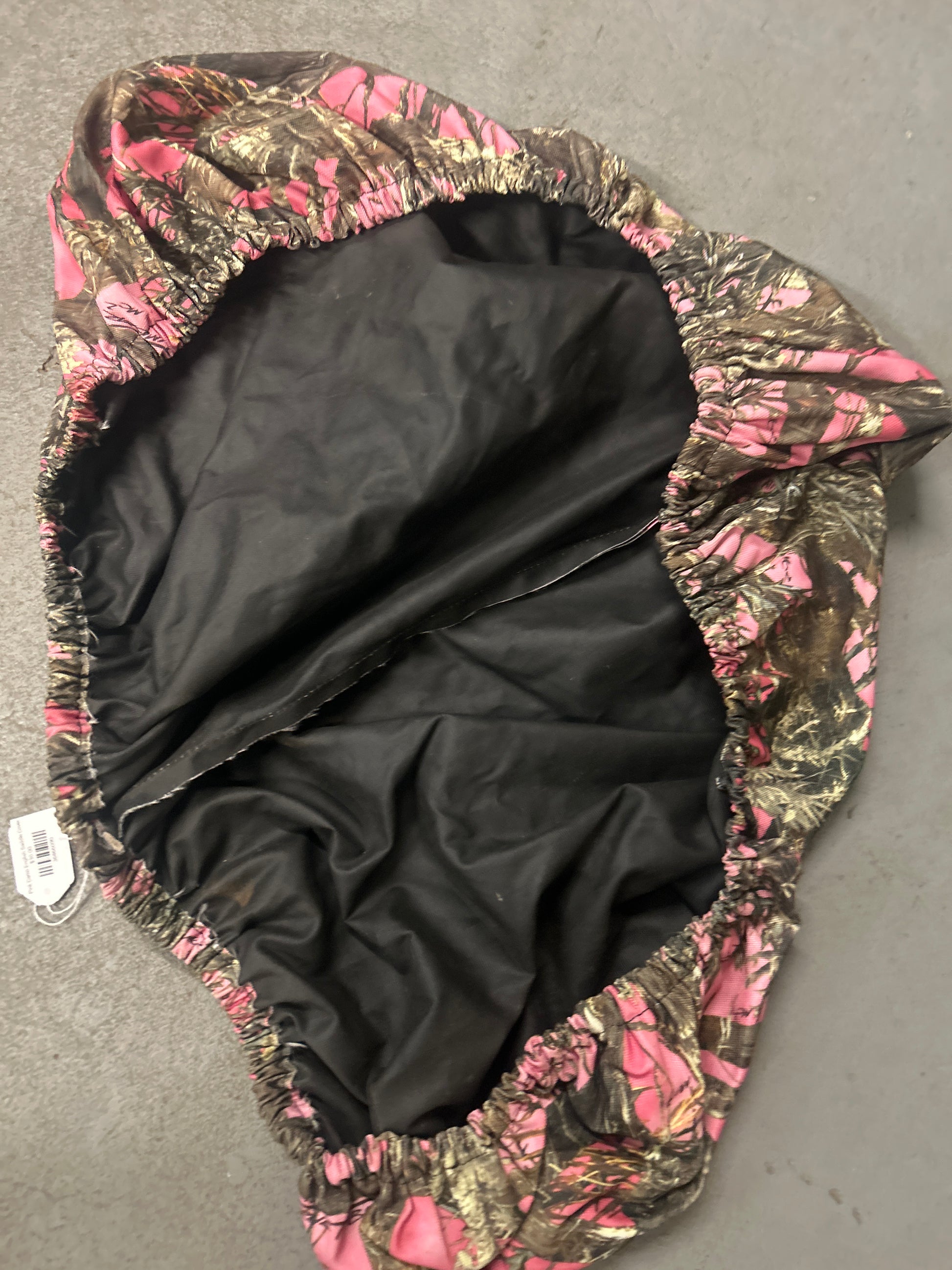 Pink Camo English Saddle Cover-English Tack-Consignment-Evolution Equestrian Co.
