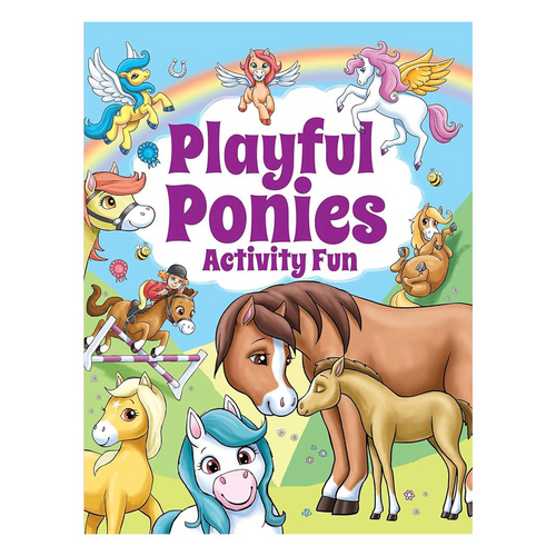 Playful Ponies Activity Fun Book-Books-Can Pro Equestrian Supply-Evolution Equestrian Co.