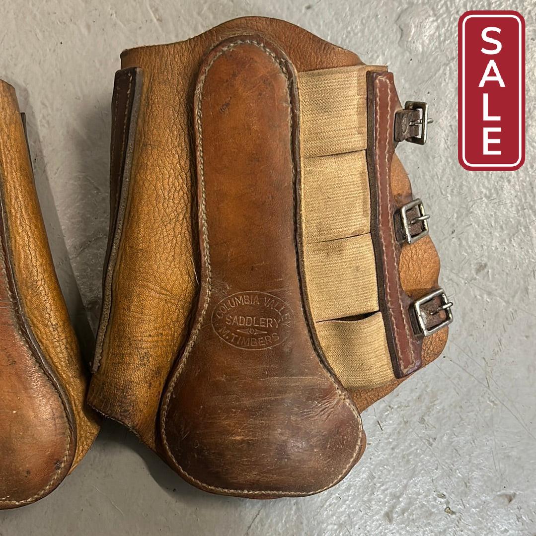 Pony Leather Splint Boots-Horse Boots-Consignment-Evolution Equestrian Co.