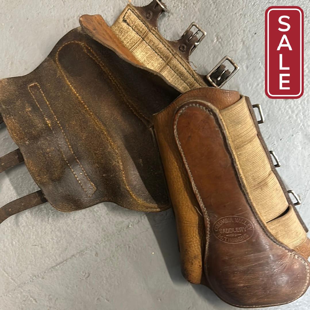 Pony Leather Splint Boots-Horse Boots-Consignment-Evolution Equestrian Co.