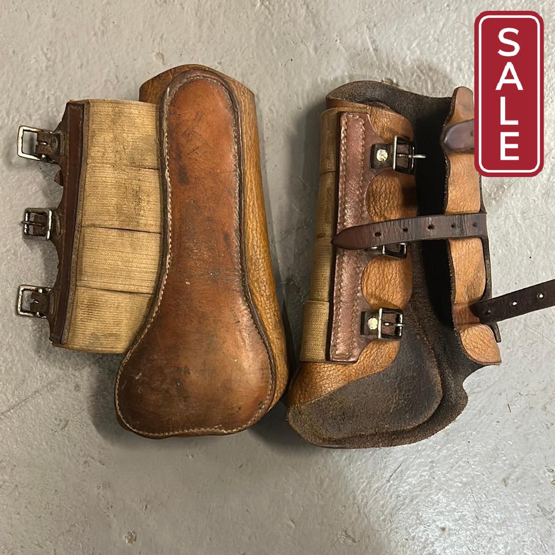 Pony Leather Splint Boots-Horse Boots-Consignment-Evolution Equestrian Co.