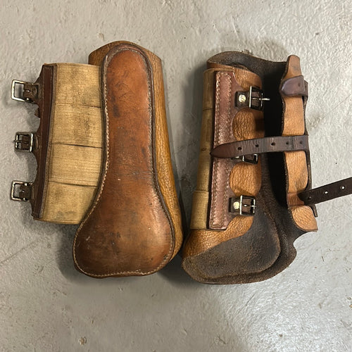 Pony Leather Splint Boots-Horse Boots-Consignment-Evolution Equestrian Co.