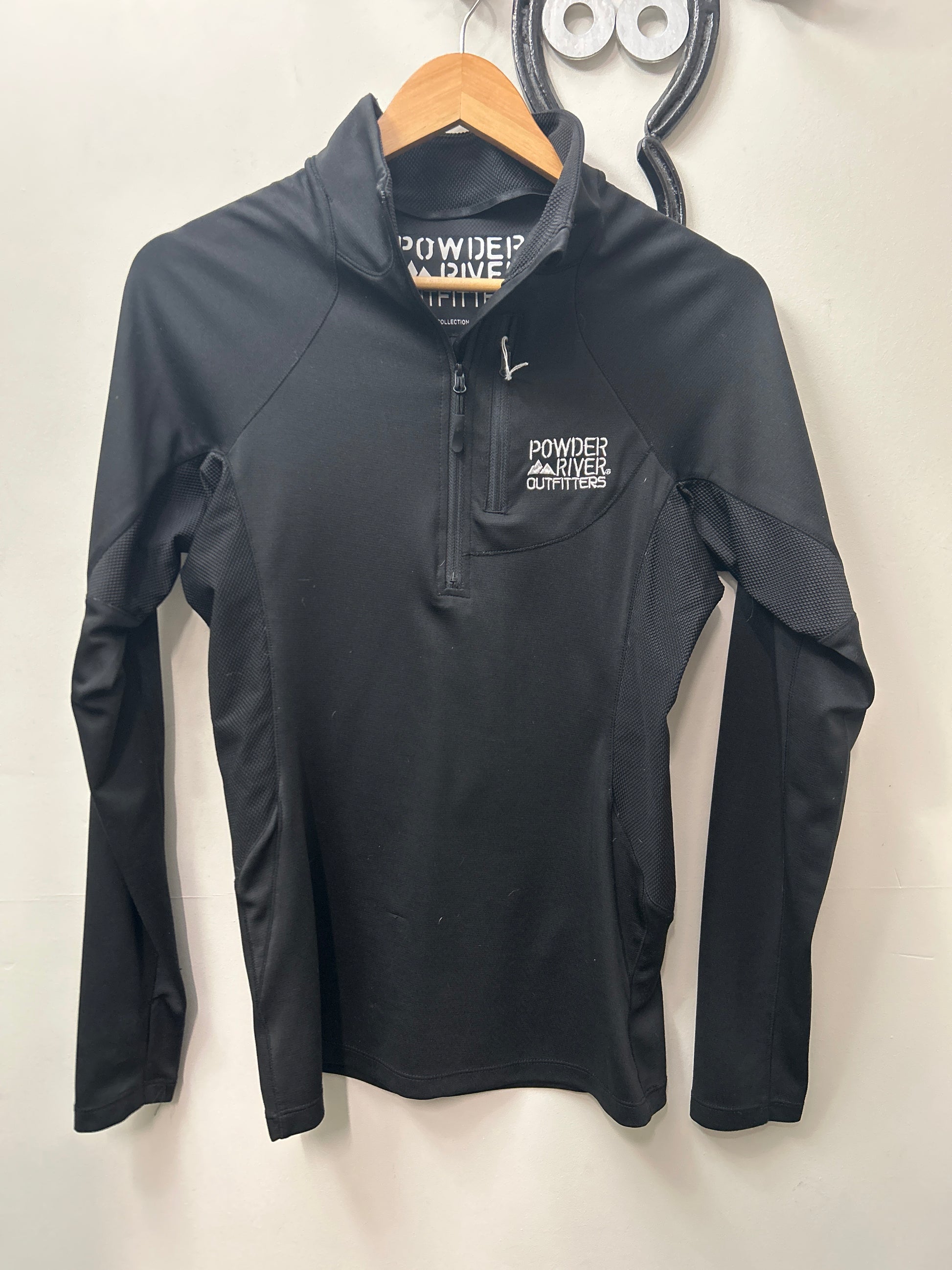 Powder River Outfitters Black Shirt Small-Riding Shirts-Consignment-Evolution Equestrian Co.